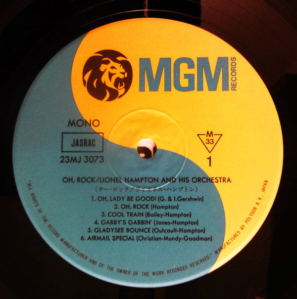 Lionel Hampton And His Orchestra - Oh Rock! (Vinyl, Reissue, LP, Mono) Near Mint (NM or M-) / Very Good Plus (VG+)