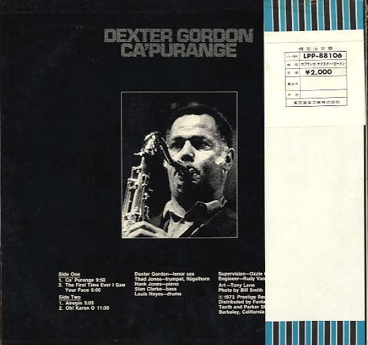 Dexter Gordon - Ca' Purange (Vinyl, LP, Album, Stereo) Very Good Plus (VG+) / Very Good (VG)