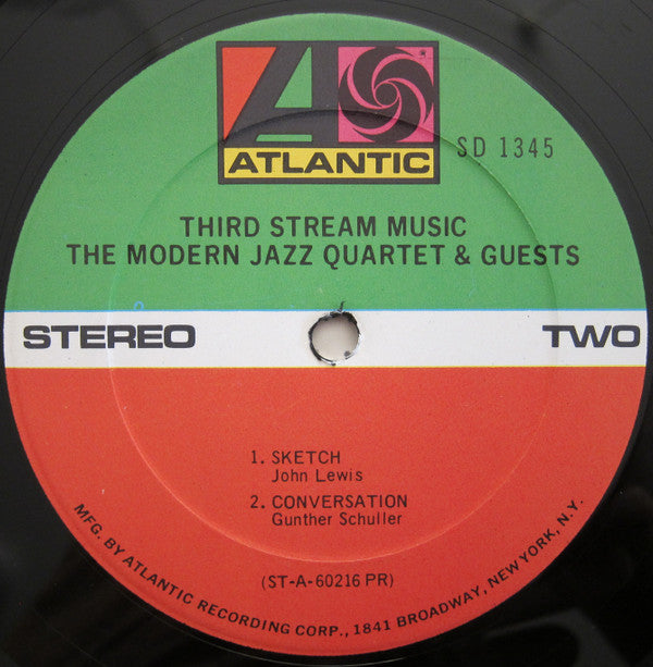 The Modern Jazz Quartet - Third Stream Music (Vinyl, LP, Album, Repress, Stereo) Very Good (VG) / Very Good (VG)