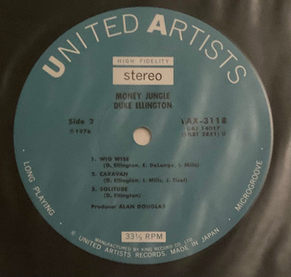 Duke Ellington - Money Jungle (Vinyl, LP, Album, Reissue) Very Good Plus (VG+) / Very Good Plus (VG+)