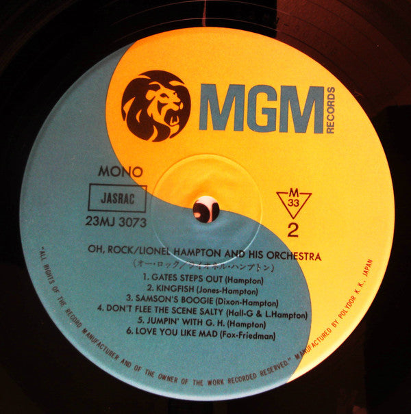 Lionel Hampton And His Orchestra - Oh Rock! (Vinyl, Reissue, LP, Mono) Near Mint (NM or M-) / Very Good Plus (VG+)