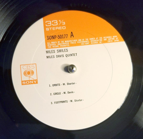 The Miles Davis Quintet - Miles Smiles (Vinyl, LP, Album, Reissue, Stereo) Near Mint (NM or M-) / Very Good Plus (VG+)