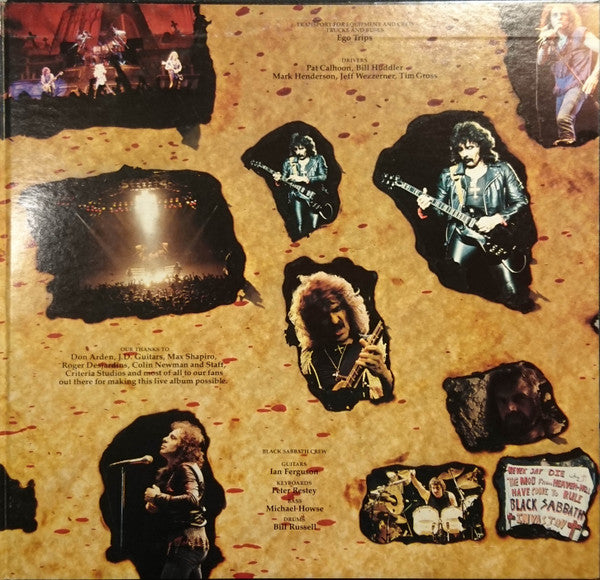 Black Sabbath - Live Evil (2xVinyl, LP, Album, Promo) Near Mint (NM or M-) / Very Good Plus (VG+)
