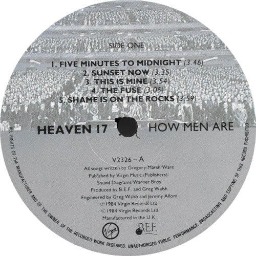 Heaven 17 - How Men Are (Vinyl, LP, Album) Very Good Plus (VG+) / Very Good Plus (VG+)