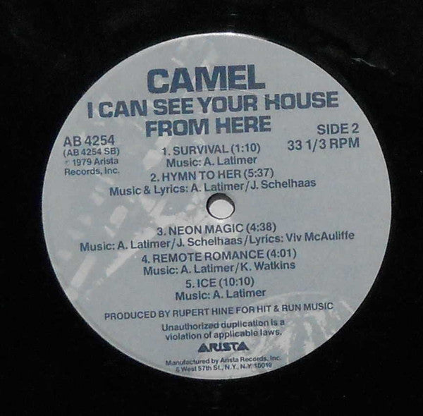 Camel - I Can See Your House From Here (Vinyl, LP, Album) Good Plus (G+) / Very Good (VG)