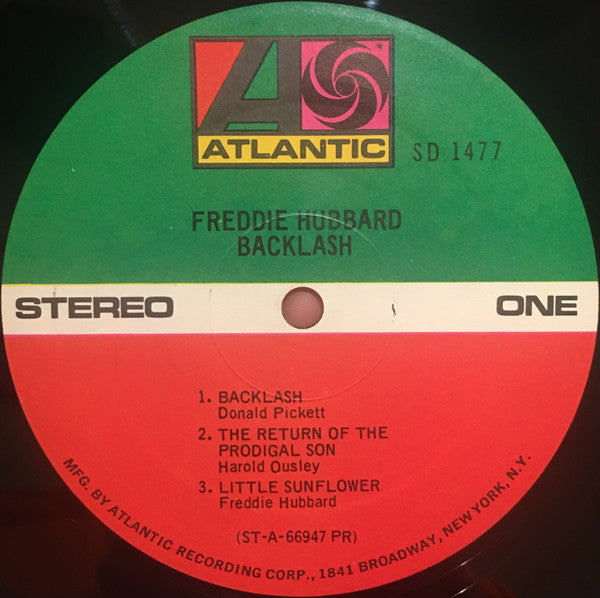 Freddie Hubbard - Backlash (Vinyl, LP, Album, Reissue, Stereo) Near Mint (NM or M-) / Very Good (VG)