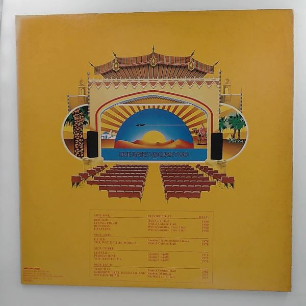 Wishbone Ash - Live Dates Volume Two (2xVinyl, LP, Album, Promo, Stereo) Very Good Plus (VG+) / Near Mint (NM or M-)