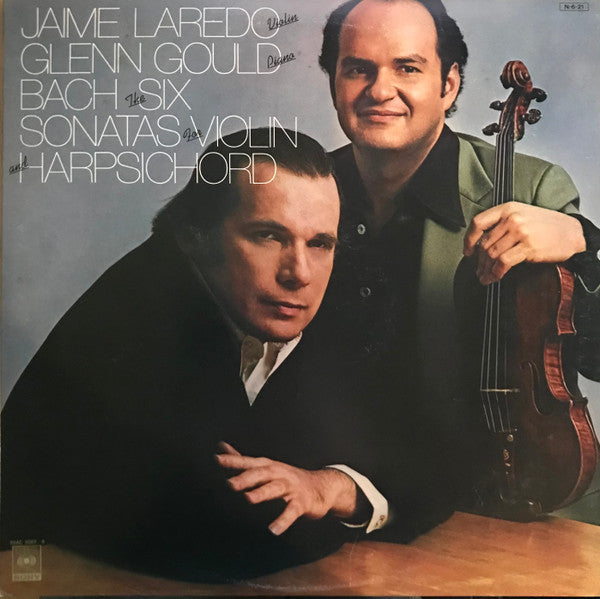 Jaime Laredo - The Six Sonatas For Violin And Harpsichord (2xVinyl, LP, Album, Promo, Stereo) Near Mint (NM or M-) / Very Good (VG)
