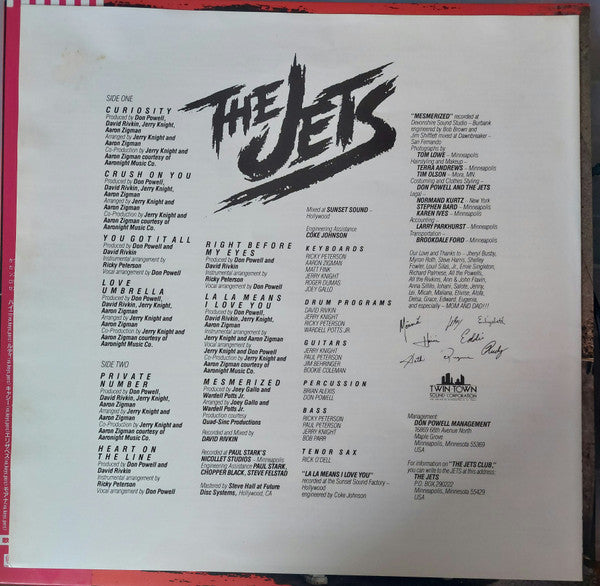 The Jets - The Jets (Vinyl, LP, Album, Promo) Very Good Plus (VG+) / Very Good (VG)