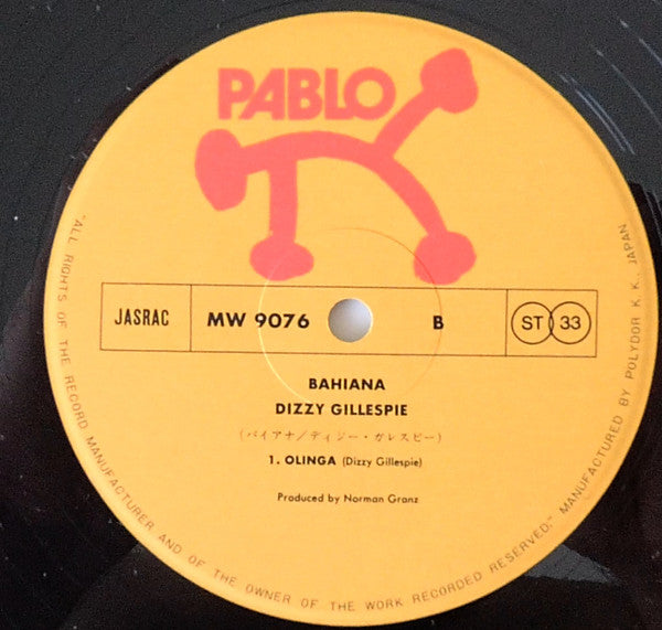 Dizzy Gillespie - Bahiana (2xVinyl, LP, Album) Very Good (VG) / Very Good (VG)