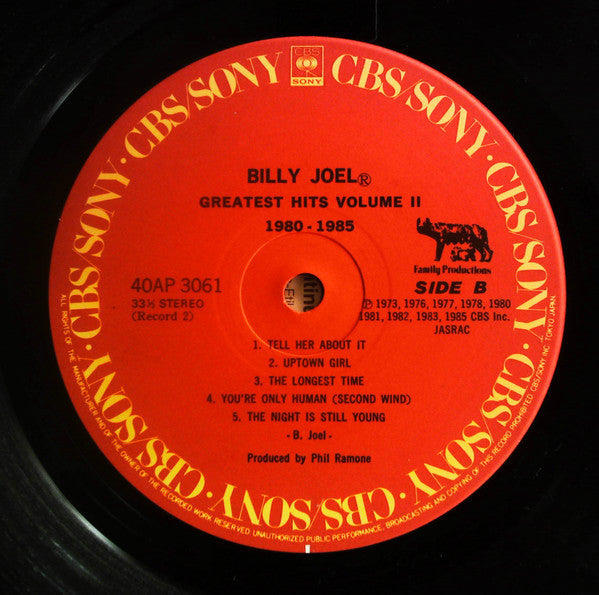 Billy Joel - Greatest Hits Volume I & Volume II (Vinyl, LP, Compila...