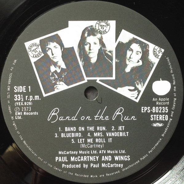 Wings (2) - Band On The Run = バンド・オン・ザ・ラン (Vinyl, LP, Album, Reissu...