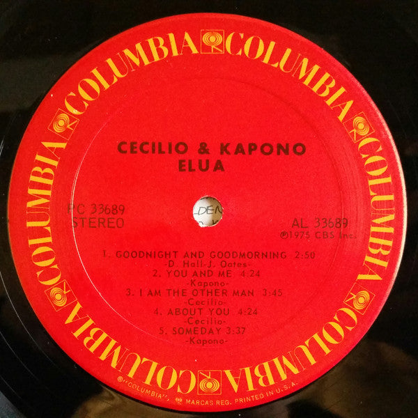 Cecilio & Kapono - Elua (Vinyl, LP, Album) Good Plus (G+) / Very Good (VG)