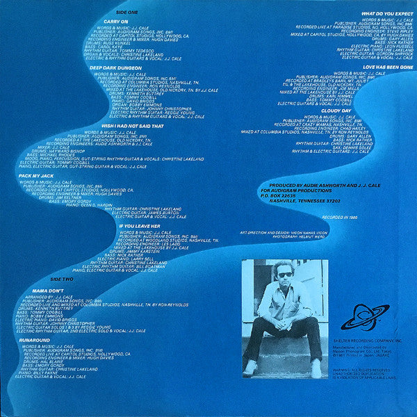 J.J. Cale - Shades (Vinyl, LP, Album, Promo) Very Good Plus (VG+) / Very Good (VG)