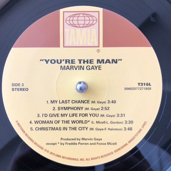 Marvin Gaye - You're The Man (2xVinyl, LP, Album, Compilation) Mint (M) / Mint (M)