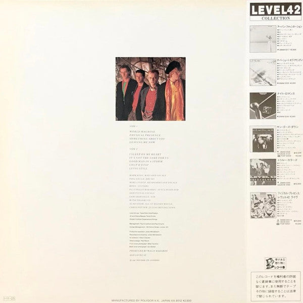 Level 42 - World Machine (Vinyl, LP, Album) Very Good Plus (VG+) / Good Plus (G+)