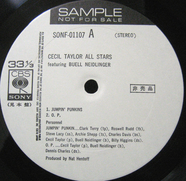 Cecil Taylor All Stars - Cecil Taylor All Stars Featuaring Buell Ne...