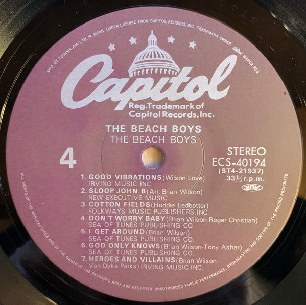 The Beach Boys - The Beach Boys (Vinyl, LP, Compilation, Stereo)