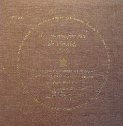 Antonio Vivaldi - Les Concertos Pour Flûte De Vivaldi 2ème Série (Vinyl, LP) Very Good (VG) / Very Good Plus (VG+)