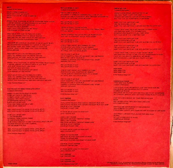 The Beatles - 1962-1966 (2xVinyl, LP, Album, Compilation, Stereo) Very Good (VG) / Very Good (VG)