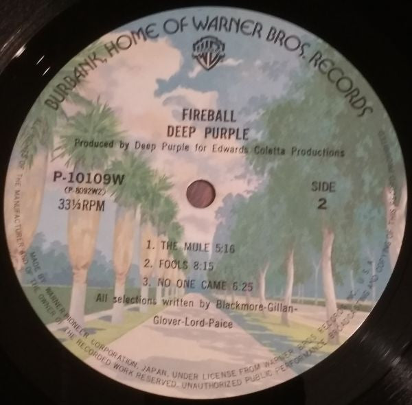 Deep Purple - Fireball (Vinyl, LP, Album, Reissue)