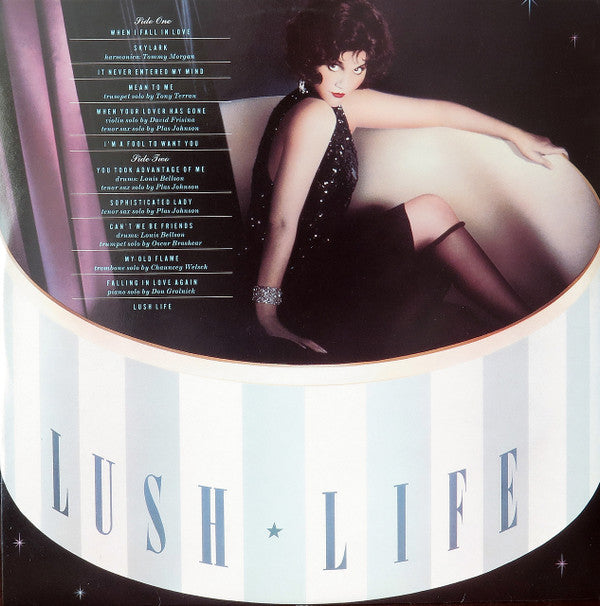 Linda Ronstadt - Lush Life (Vinyl, LP, Album, Promo) Very Good Plus (VG+) / Very Good (VG)