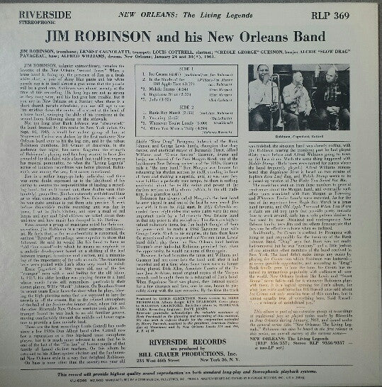 Jim Robinson's New Orleans Band - Jim Robinson's New Orleans Band (...
