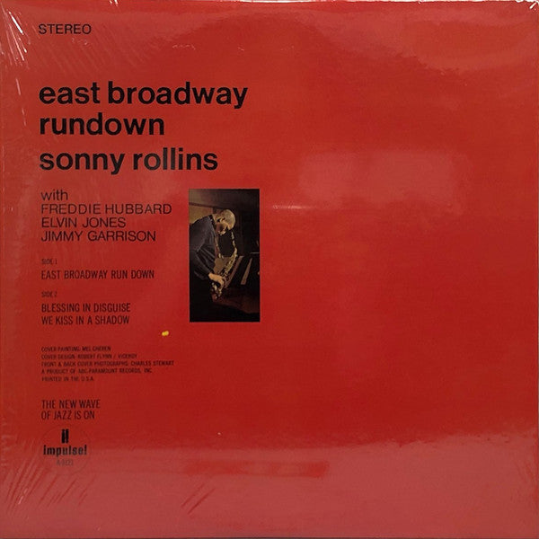 Sonny Rollins - East Broadway Run Down (Vinyl, LP, Stereo) Very Good Plus (VG+) / Very Good Plus (VG+)