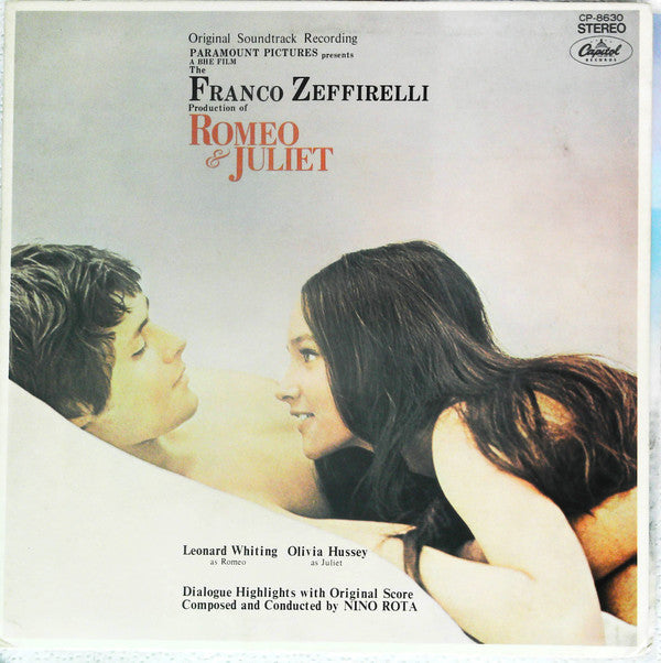 Nino Rota - ロミオとジュリエット = Romeo & Juliet (Vinyl, LP, Album, Reissue,...