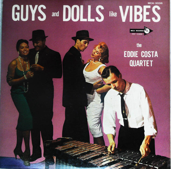 The Eddie Costa Quartet - Guys And Dolls Like Vibes (Vinyl, LP, Promo, Mono) Very Good Plus (VG+) / Very Good Plus (VG+)