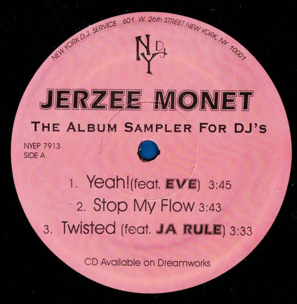 Jerzee Monét - Love & War Album Sampler (Vinyl, 12", Sampler) Very Good Plus (VG+) / Very Good Plus (VG+)