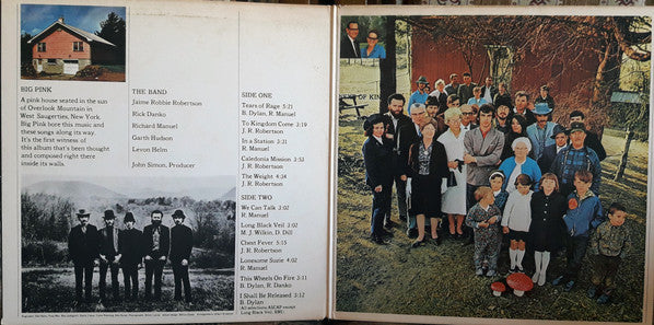 The Band - Music From Big Pink (Vinyl, LP, Album, Reissue) Very Good Plus (VG+) / Very Good (VG)