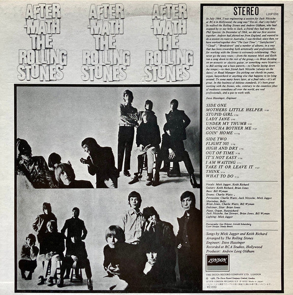 The Rolling Stones - Aftermath (Vinyl, LP, Album, Reissue) Very Good Plus (VG+) / Very Good (VG)