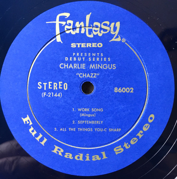 The Charles Mingus Quintet - Chazz! (Vinyl, LP, Album, Stereo, Reissue) Good Plus (G+) / Good (G)