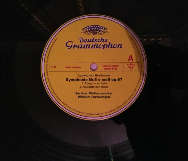 Ludwig van Beethoven - Symphonie Nr. 5 C-Moll - Egmont-Overtüre (Vinyl, LP, Limited Edition, Reissue, Mono) Very Good Plus (VG+) / Near Mint (NM or M-)