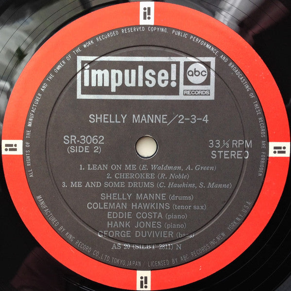 Shelly Manne - 2-3-4 = 2・3・4 (Vinyl, LP, Album, Reissue, Stereo) Very Good (VG) / Good (G)