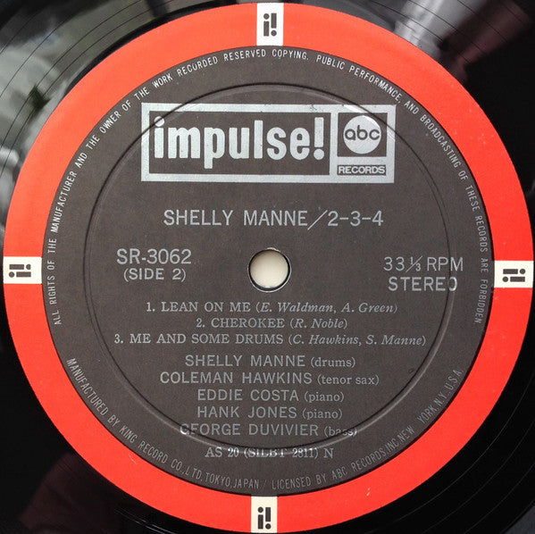 Shelly Manne - 2-3-4 = 2・3・4 (Vinyl, LP, Album, Reissue, Stereo) Very Good Plus (VG+) / Very Good Plus (VG+)