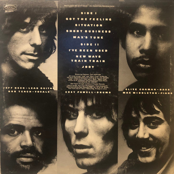 Jeff Beck Group - Rough And Ready (Vinyl, LP, Album, Repress) Very Good (VG) / Very Good Plus (VG+)