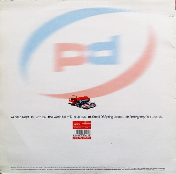 Paul van Dyk - Emergency (The Remixes) (Vinyl, 12", 33 ⅓ RPM) Very Good Plus (VG+) / Good Plus (G+)