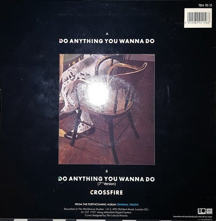 Manfred Mann's Earth Band - Do Anything You Wanna Do (Vinyl, 12", 45 RPM, Single, Stereo) Very Good (VG) / Very Good (VG)