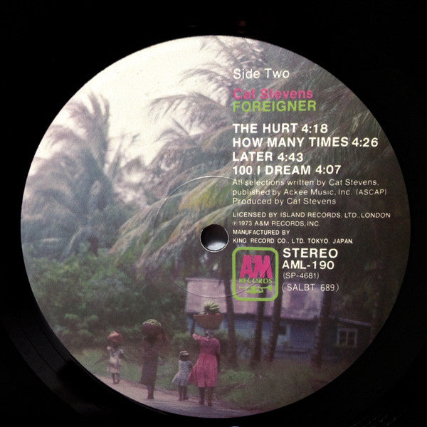 Cat Stevens - Foreigner = 異邦人 (Vinyl, LP, Album) Very Good (VG) / Very Good Plus (VG+)