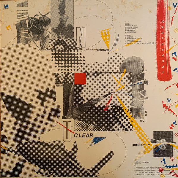 Midnight Oil - 10, 9, 8, 7, 6, 5, 4, 3, 2, 1 (Vinyl, LP, Album, Stereo) Very Good (VG) / Very Good Plus (VG+)