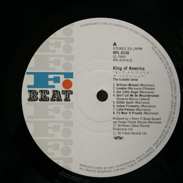 The Costello Show - King Of America (Vinyl, LP, Album)