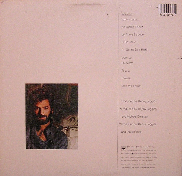 Kenny Loggins - Vox Humana (Vinyl, LP, Album) Very Good Plus (VG+) / Very Good (VG)