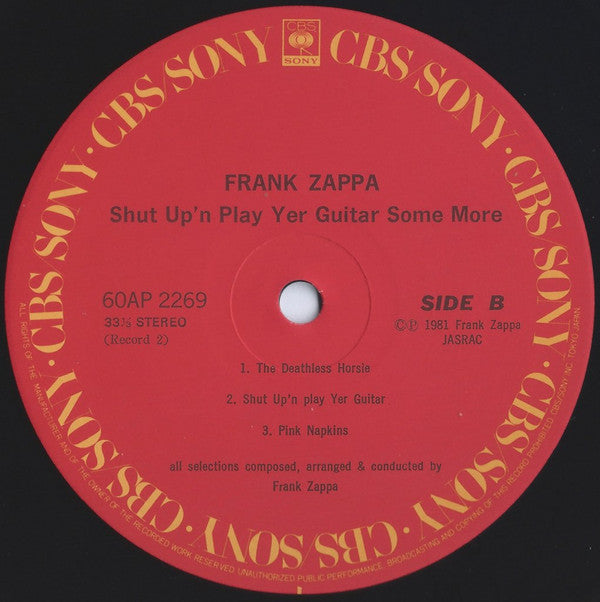 Frank Zappa - Shut Up 'n Play Yer Guitar (3xVinyl, LP, Album) Very Good Plus (VG+) / Very Good Plus (VG+)