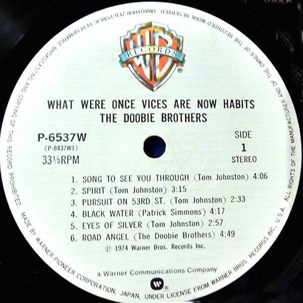 The Doobie Brothers - What Were Once Vices Are Now Habits (Vinyl, L...