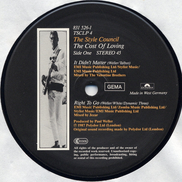 The Style Council - The Cost Of Loving (Vinyl, 12", 45 RPM, Album)