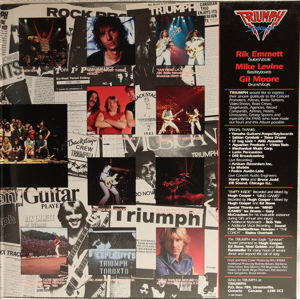 Triumph (2) - Stages (2xVinyl, LP) Near Mint (NM or M-) / Near Mint (NM or M-)