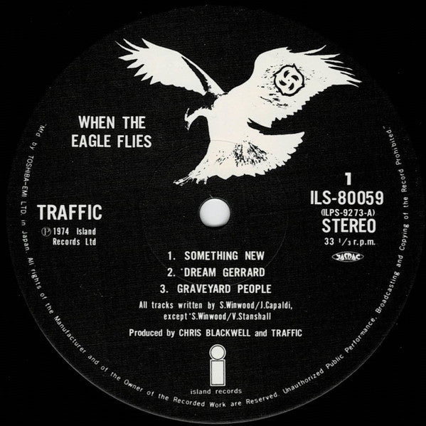 Traffic - When The Eagle Flies (Vinyl, LP, Album) Very Good (VG) / Very Good (VG)