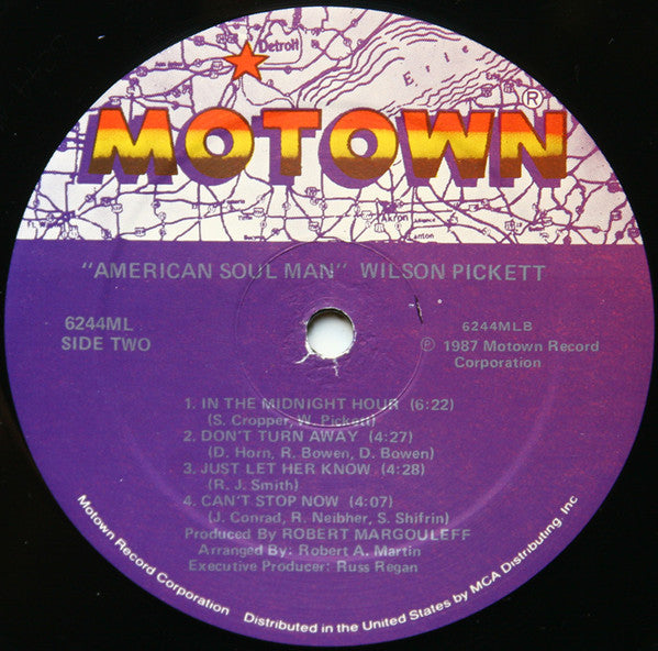 Wilson Pickett - American Soul Man (Vinyl, LP, Album) Very Good Plus (VG+) / Very Good (VG)
